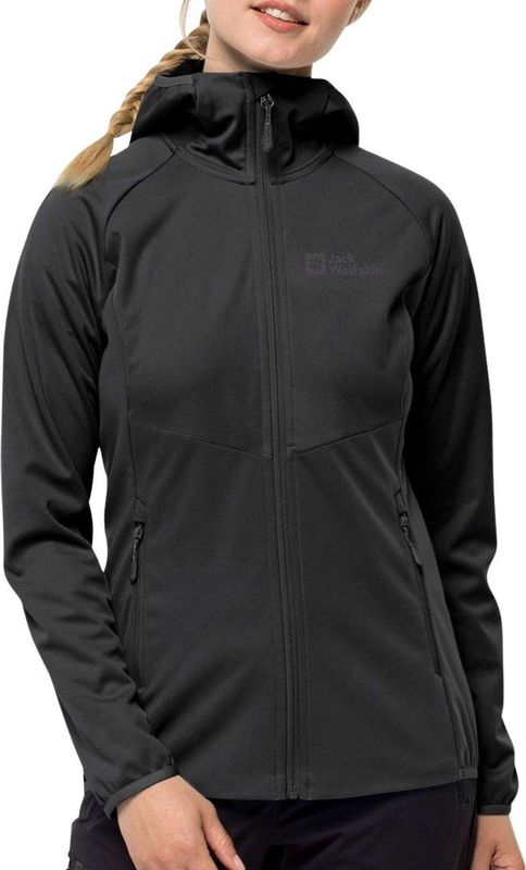 Jack Wolfskin Softshelljacke »GO HIKE SOFTSHELL W«, mit Kapuze
