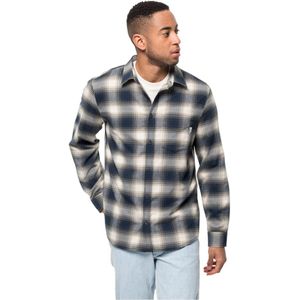 Wanderweg - Shirt - Ruitjespatroon - Flanel - Stretch - Ademend