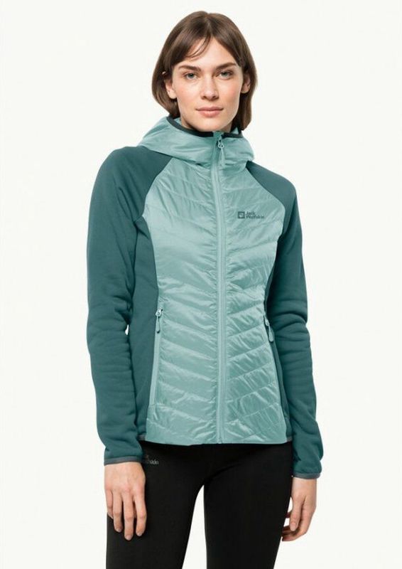 Jack Wolfskin Hybridjacke "ROUTEBURN PRO HYBRID W", mit Kapuze