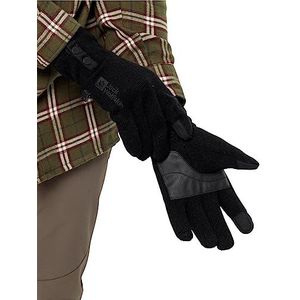 Jack Wolfskin Unisex Winter Wool Glove Handschoen, Zwart, XS, zwart, XS