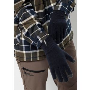 Jack Wolfskin Unisex Rib Glove Handschoen, Night Blue, M, nachtblauw, M