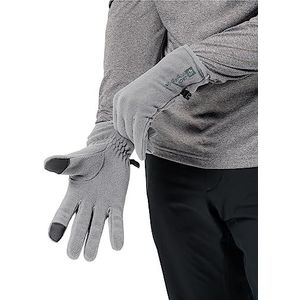 Jack Wolfskin Unisex Real Stuff Glove Handschoen, Slate Grey, XL, grijs (slate grey), XL
