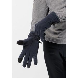 Jack Wolfskin Unisex Real Stuff Glove Handschoen, Night Blue, XS, nachtblauw, XS