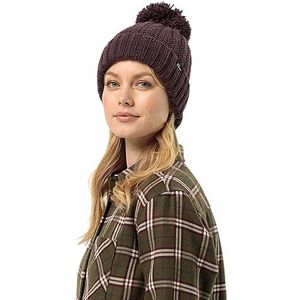 Jack Wolfskin Highloft Knit Beanie W muts, framboos, M dames, Framboos, M