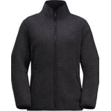 Jack Wolfskin - High Curl - Fleecejack - Dames - Sherpa-Fleece - Zwart