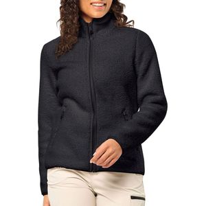 Jack Wolfskin - High Curl - Fleecejack - Dames - Sherpa-Fleece - Zwart
