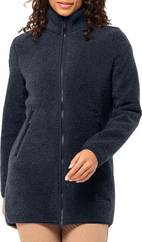 Jack Wolfskin Dames High Curl Coat W Fleece Jacket
