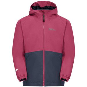 Jack Wolfskin - Iceland 3in1 Jas - Blauw - Waterdicht - Ademend - Kids