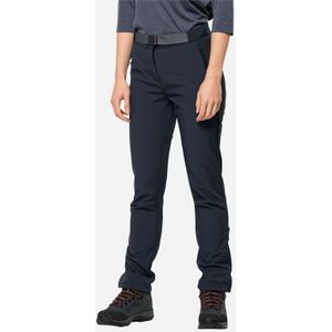 Jack Wolfskin - Stollberg Pants W - Softshell-broek - Night-blue - Ademend, Elastisch, Waterafstotend, Winddicht