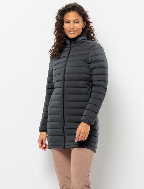 Jack Wolfskin Arcaden Jas - Dames Donsjas - Zwart - TEXASHIELD - RDS-gecertificeerd