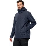 Jack Wolfskin Luntal 3in1 JAcket Men Winterjas Heren Blauw