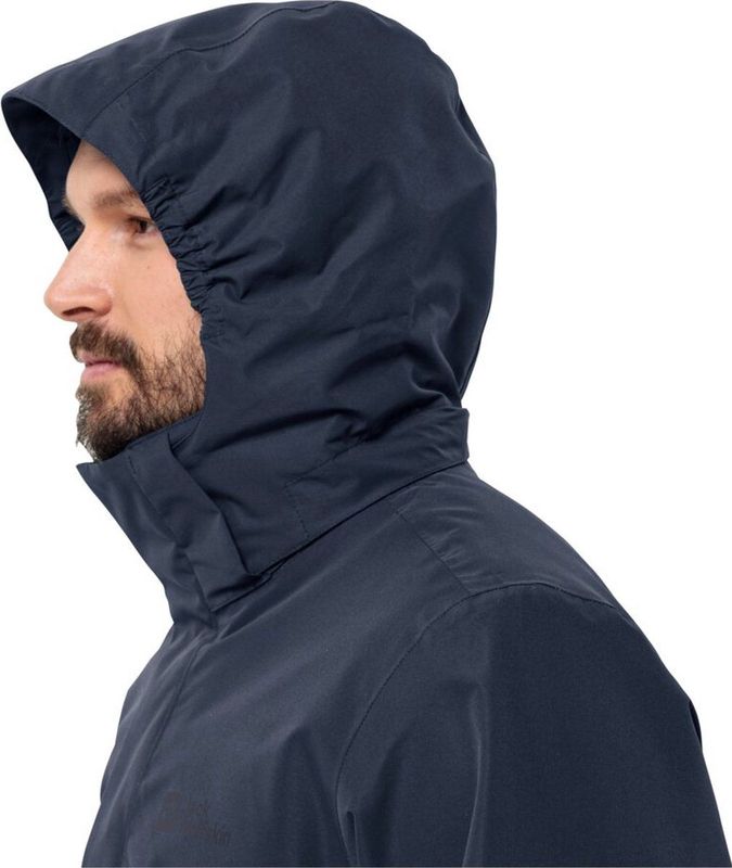 Jack Wolfskin Luntal 3in1 JAcket Men Winterjas Heren Blauw