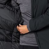 Jack Wolfskin - Salier Coat - Winterjas - Donkerblauw - Synthetisch - Waterdicht