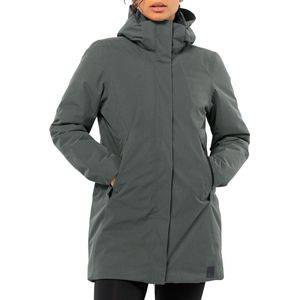 Winterjassen - Slate/Green - 100% Polyester - Capuchon Afneembaar