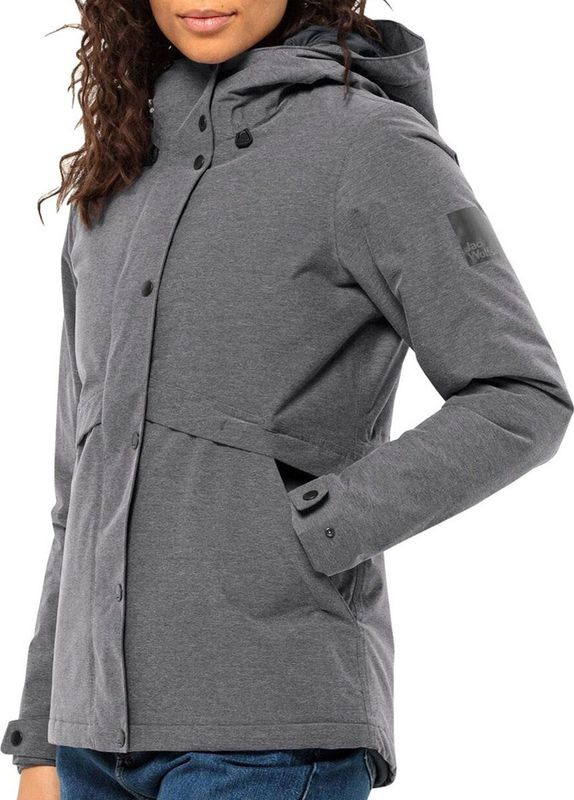 Jack Wolfskin - Snowy Park - Winterjas - Gemêleerd - Synthetische Vezels