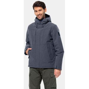 Jack Wolfskin - Snowy Park - Jas - Blauw - Synthetische Vezels