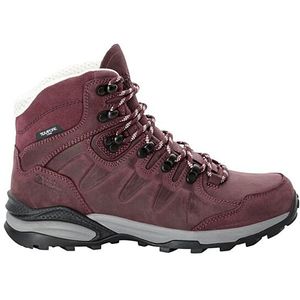 Jack Wolfskin Refugio Prime Texapore MID W Wandelschoenen voor dames, donker maroon, 37 EU, Dark Maroon, 37 EU