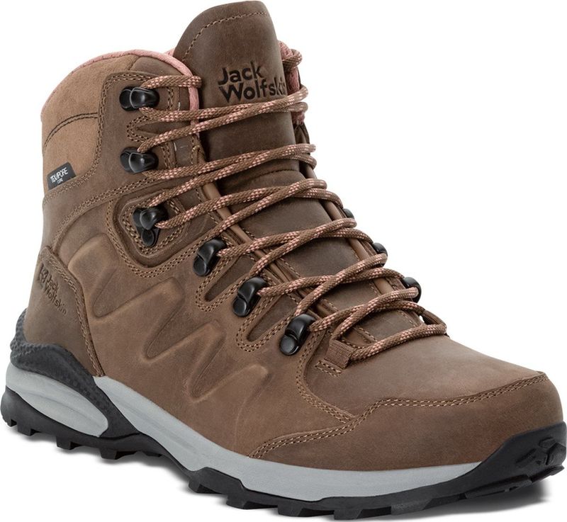 Jack Wolfskin - Refugio Prime Texapore Mid - Wandelschoenen - Grijs - Nubuck Leder