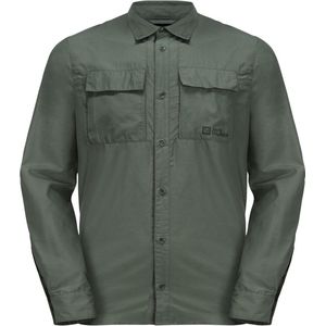 Jack Wolfskin - Barrier L/S Shirt - Overhemd - Blauw - TEXASHIELD PRO