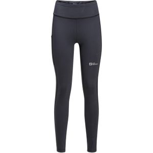 Jack Wolfskin Klintal Legging - Dames - Zwart - Ademend Materiaal
