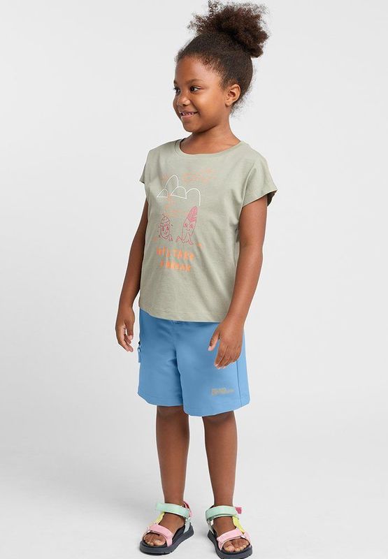 Jack Wolfskin - Kid's Sun Shorts - Driekwartbroek - Blauw - 100% Polyamide