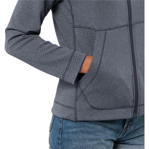 Jack Wolfskin - Fernweh - Winterjas - Grijs - Jacquard Fleece Heather