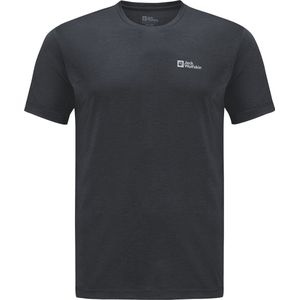 Jack Wolfskin - VONNAN SHORTSLEEVE T-SHIRT - T-shirt - Blauw - 100% Polyester - Geurbestendig