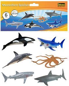 Idena P09810B/06B Meerestiere Spielfiguren-Set