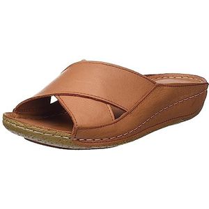 Andrea Conti Damesslippers, cognac, 36 EU, cognac, 36 EU