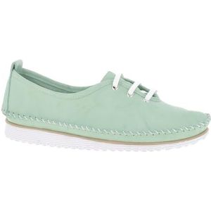 Andrea Conti Veterschoenen voor dames, pastelgroen.