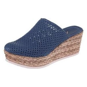 Andrea Conti Dames sleehak clog platform, jeans, 41 EU