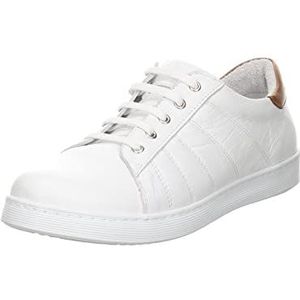 Andrea Conti Damessneakers 0063603, Wit en bruin.