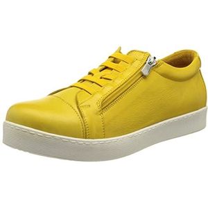 Andrea Conti 0063620 Sneakers voor dames, geel, 37 EU