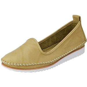 Andrea Conti dames slipper, Kaki, 37 EU