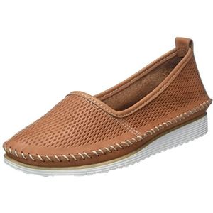 Andrea Conti dames slipper, cognac, 39 EU