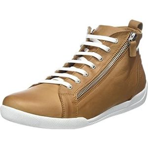 Andrea Conti Damessneakers, sneakers, bruin (brandy)