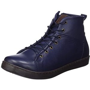 Andrea Conti Damessneakers, d.blauw/mokka, 35 EU