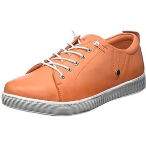 Andrea Conti Dames Boot Sneakers, oranje, 35 EU