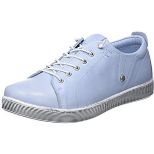 Andrea Conti Dames Boot Sneakers, pastelblauw, 35 EU