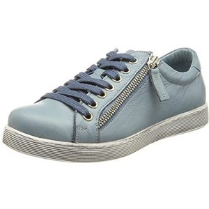 Andrea Conti Dames Laarzen Sneakers, blauw, 35 EU