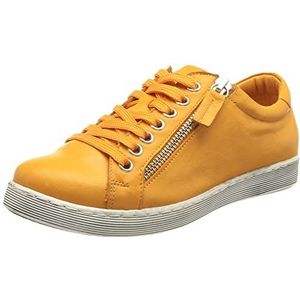 Andrea Conti Dames Boot Sneakers, oranje, 35 EU