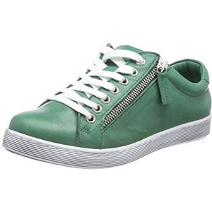 Andrea Conti Dames Boot Sneakers, groen, 35 EU