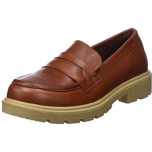 Andrea Conti - Mocassin - Kastanje Beige - Boterzacht Leer - Slip-on