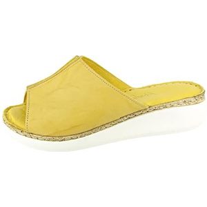 Andrea Conti Damesslippers, citroen, 39 EU
