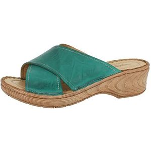 Andrea Conti Damesslippers, aquamarijn, 37 EU, Aquamarin, 37 EU