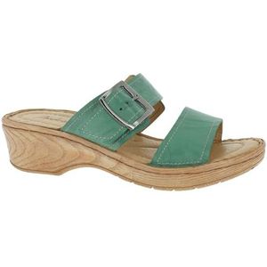 Andrea Conti Damesslippers, groen, 39 EU, Grün, 39 EU