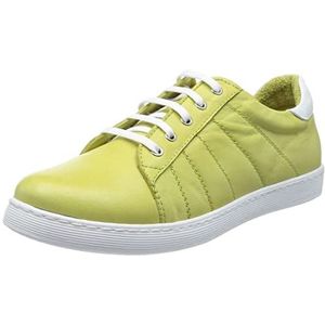 Andrea Conti 0063609 Damessneakers, limoengroen, wit