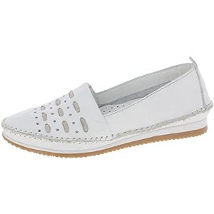 Andrea Conti Damesslipper, wit/camel, 39 EU, Wit Camel, 39 EU