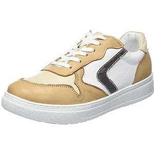 Andrea Conti Damessneakers, camel/crème/wit/zilver, 38 (EU), camel crème wit zilver, 38 EU