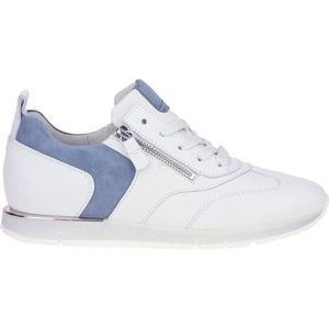Gabor - Weiss Casual Sports Sneakers - Wit - Leer